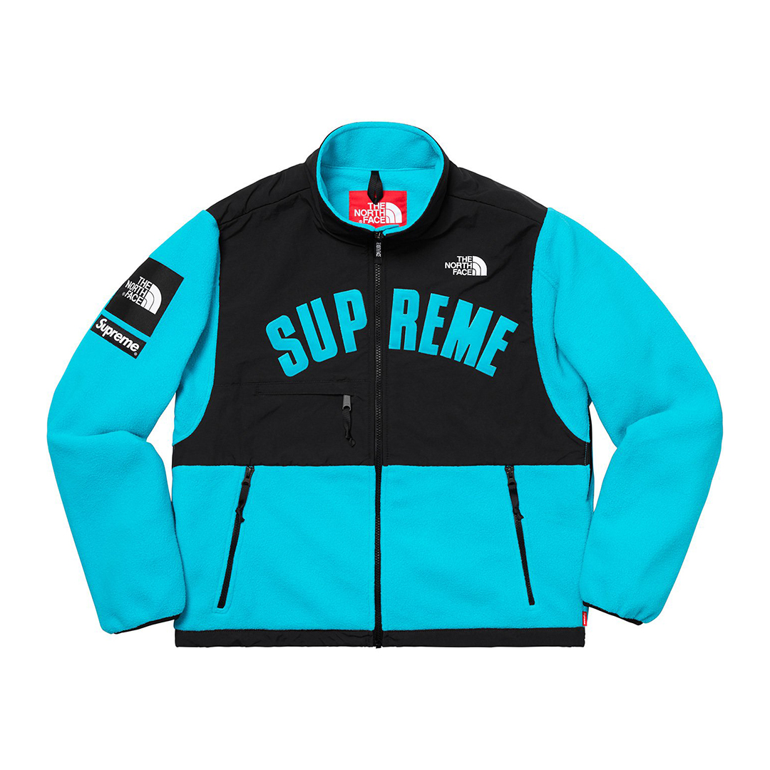 Supreme/The North Face Ark Logo Denali Fleece Jacket Teal Lsize ...