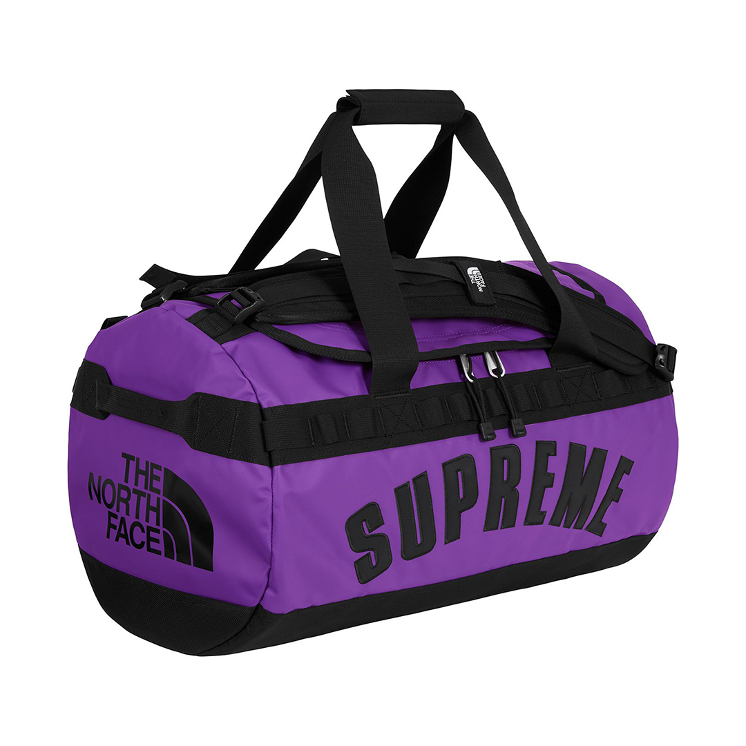 Supreme/The North Face Ark Logo Base Camp Duffle Bag Purple ...