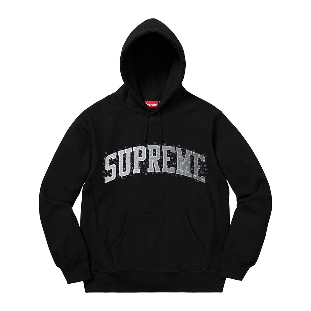 Supreme/Water Arc Hooded Sweatshirt Black Lサイズ ウォーター