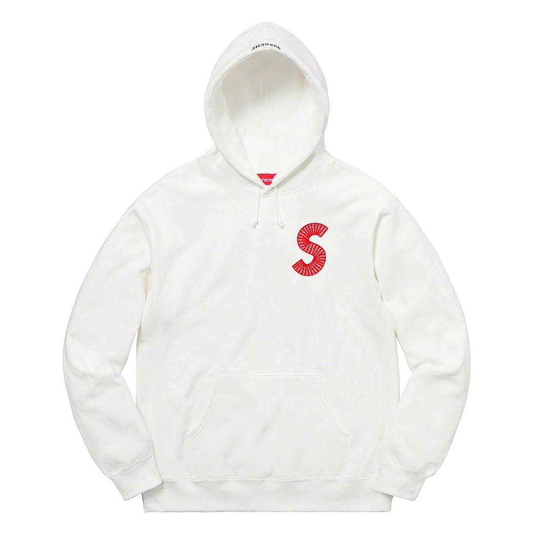 Supreme SLogo Sweatshirt Hooded White XL/シュプリーム Sロゴ 