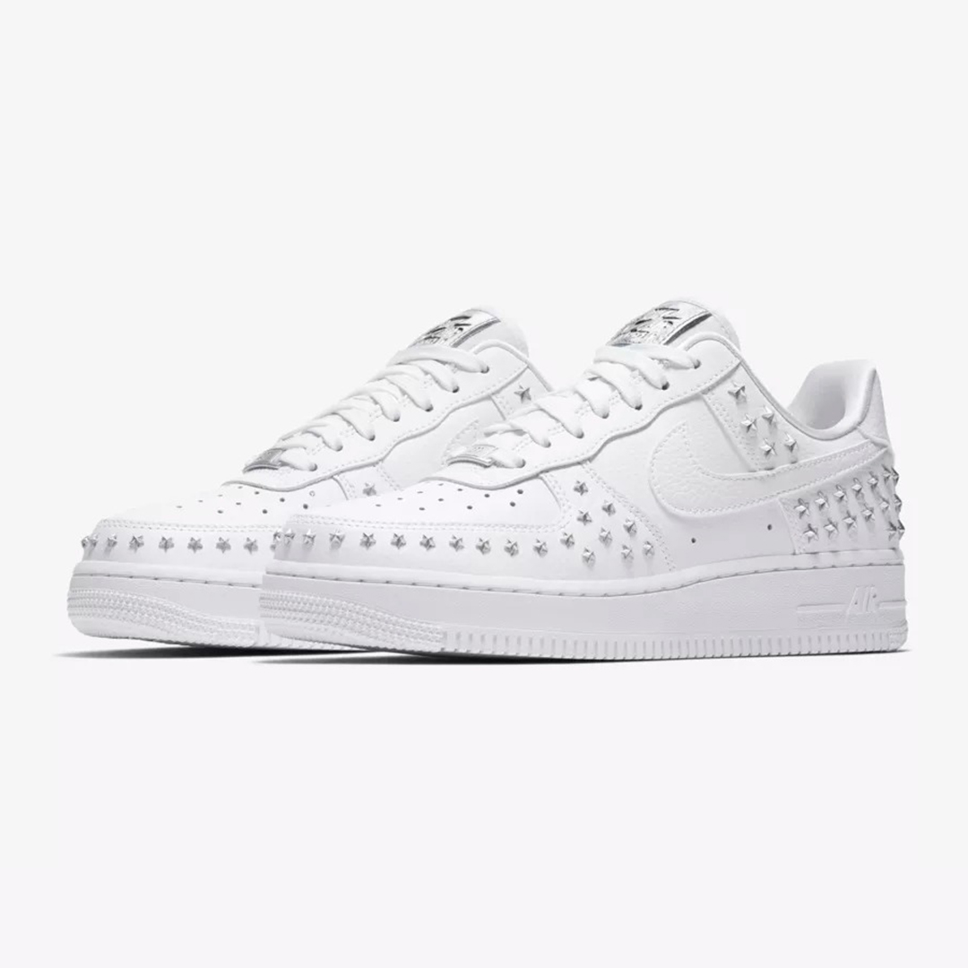 nike air force 1 studded white