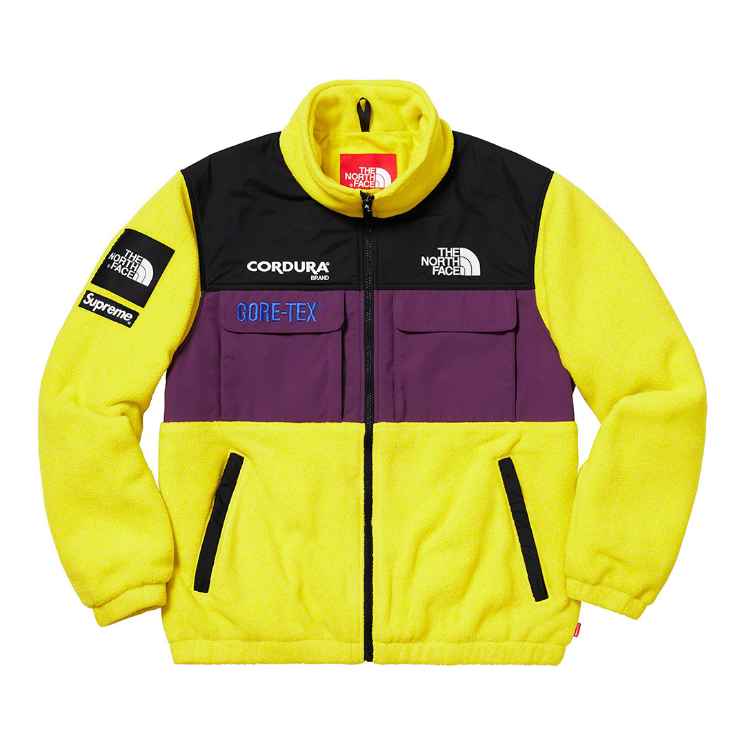 Supreme®/The North Face Expedition Fleece Jacket Sulphur Lサイズ