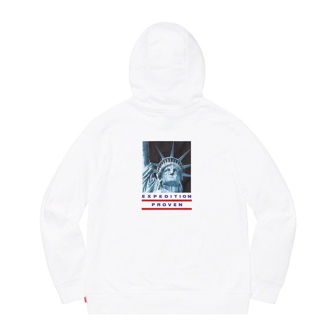 Supreme/The North Face Statue of Liberty Hooded Sweatshirt(White ...